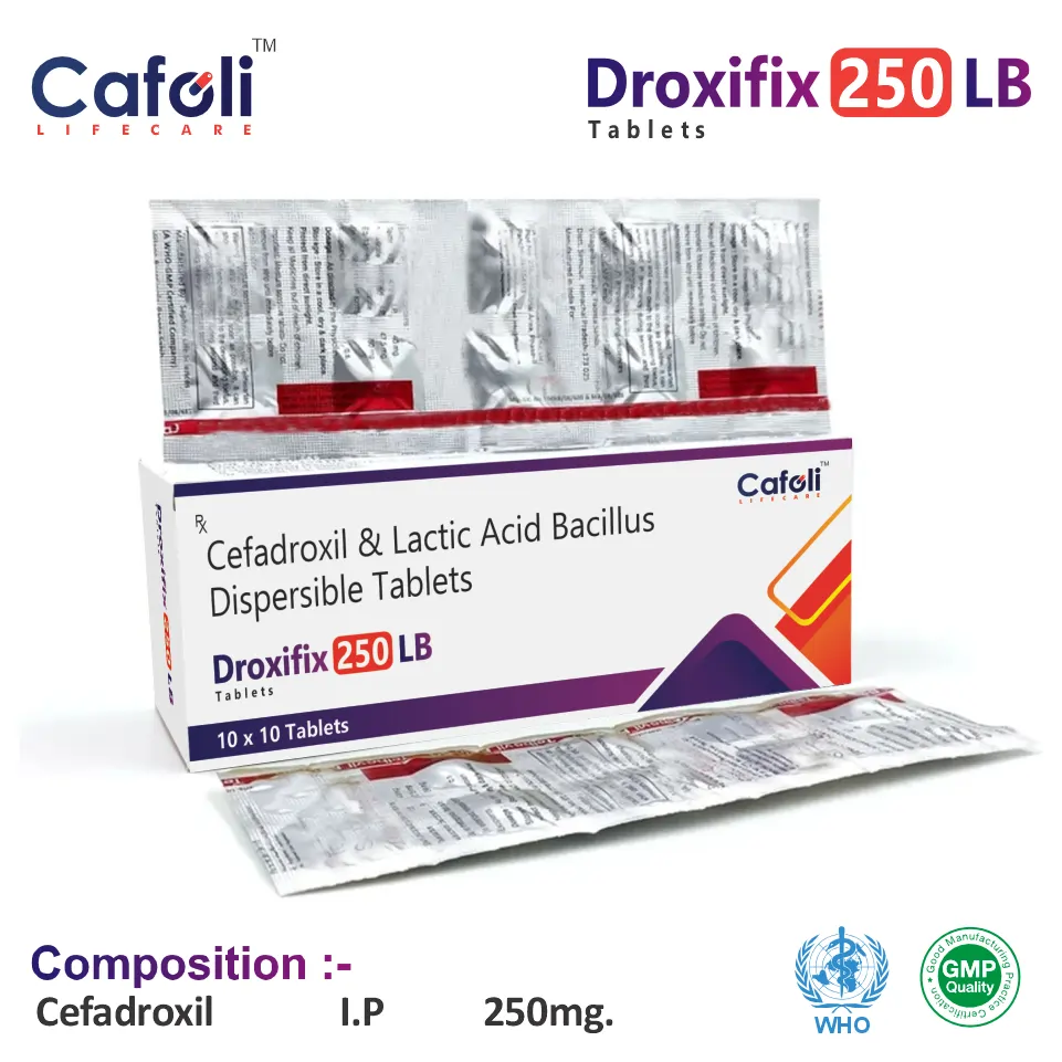 Cefadroxil 250mg + LB Tablet | PCD Pharma Franchise for Antibiotics